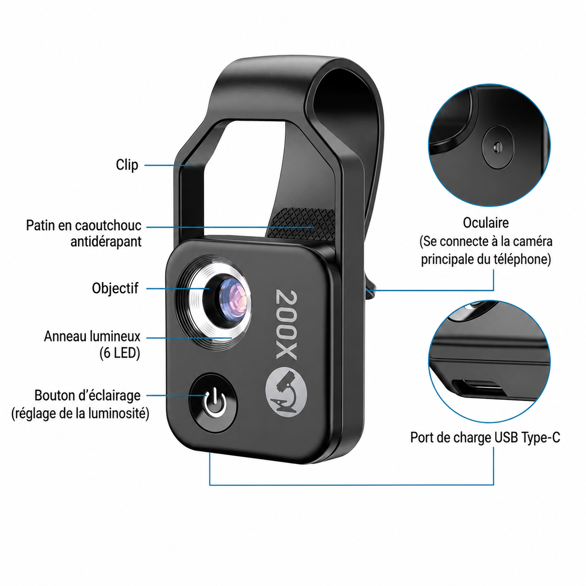 Microscope Smartphone MacroVio