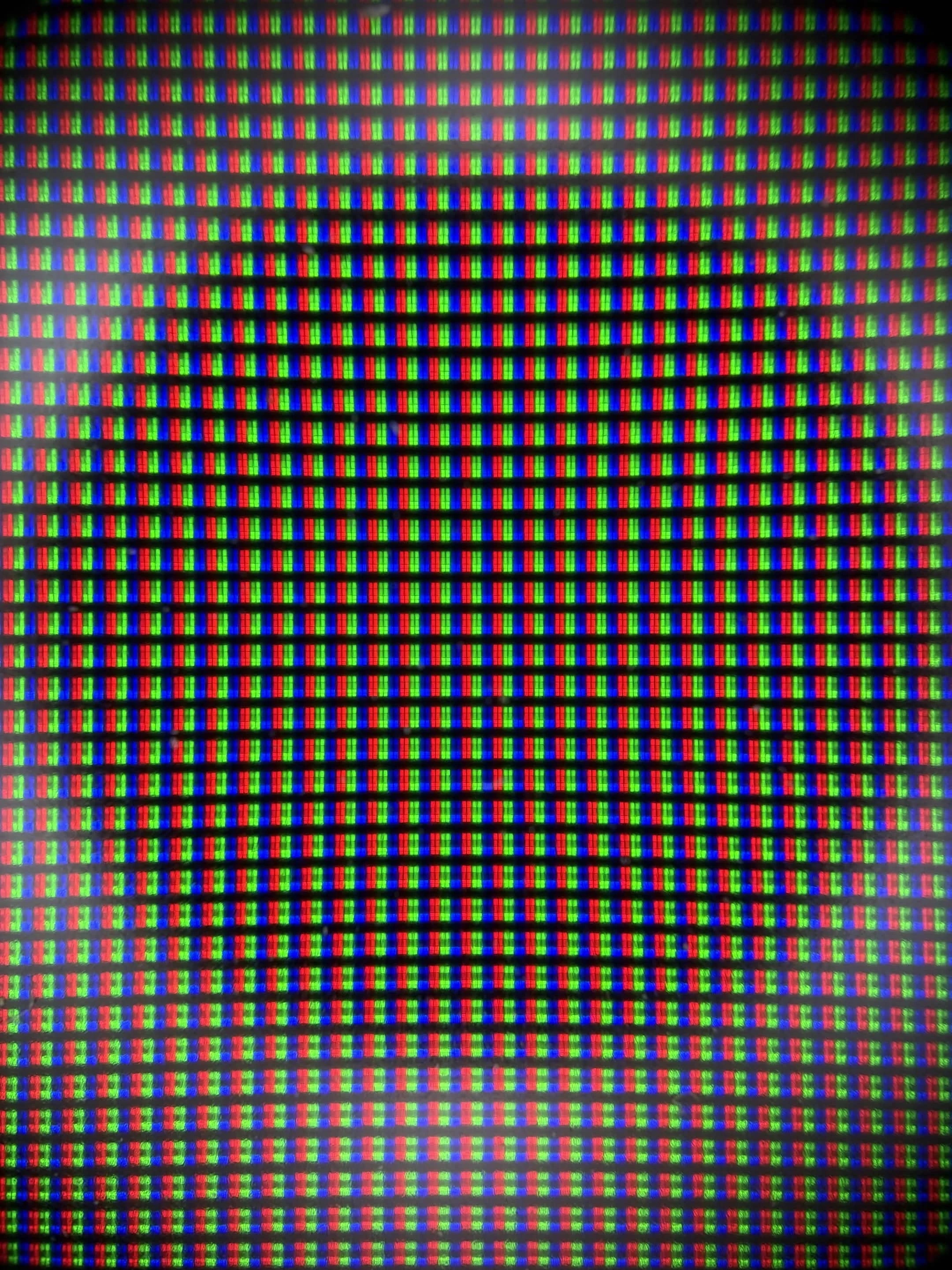 Pixels d'un écran révélés avec MacroVio